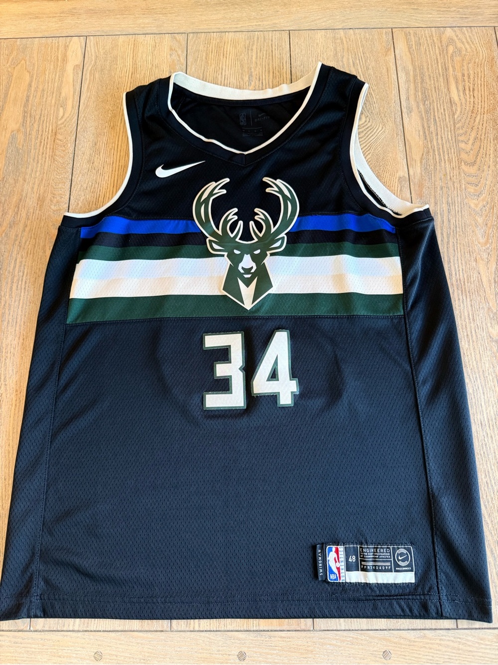 Giannis Milwaukee Bucks 2020/21 Swingman Jersey – Statement Edition – Black